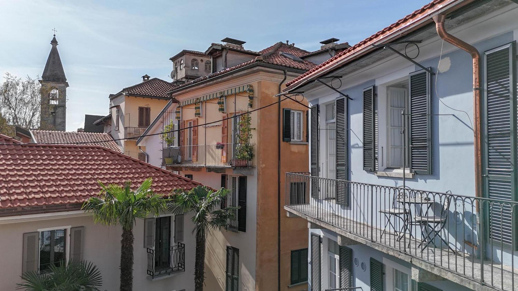 Caffe Dell'Arte Boutique Rooms Локарно Экстерьер фото